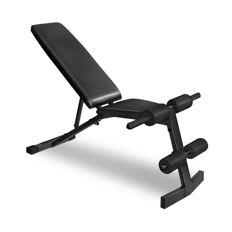 Banc de musculation Space-Smart noir et rouge