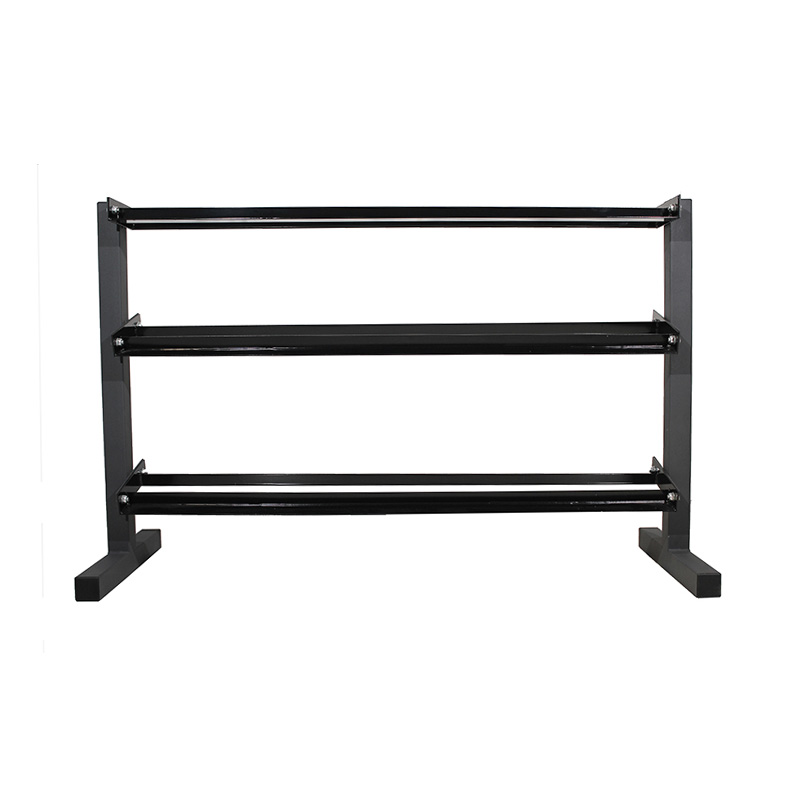 Rangement sûr et bien rangé des haltères